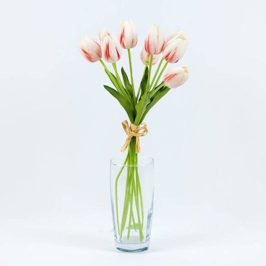 15" Faux Tulip Bundle (Set of 9)